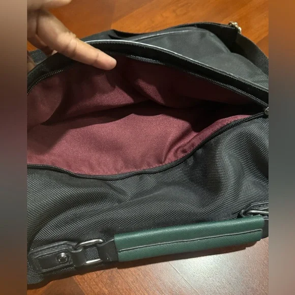 Ted Baker London Black tograin nylon document Messenger Bag - Picture 10 of 11